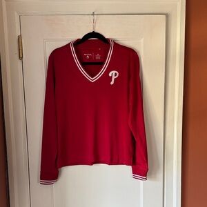 Philadelphia Phillies Antgua women’s long sleeve Vneck